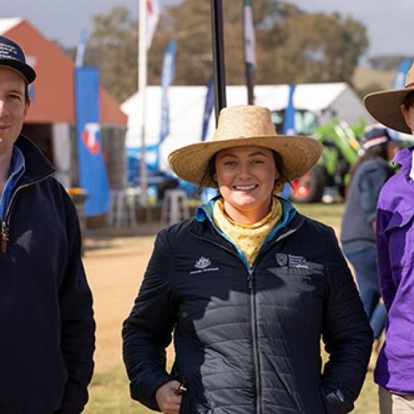 Staff at the Henty Field Days.
